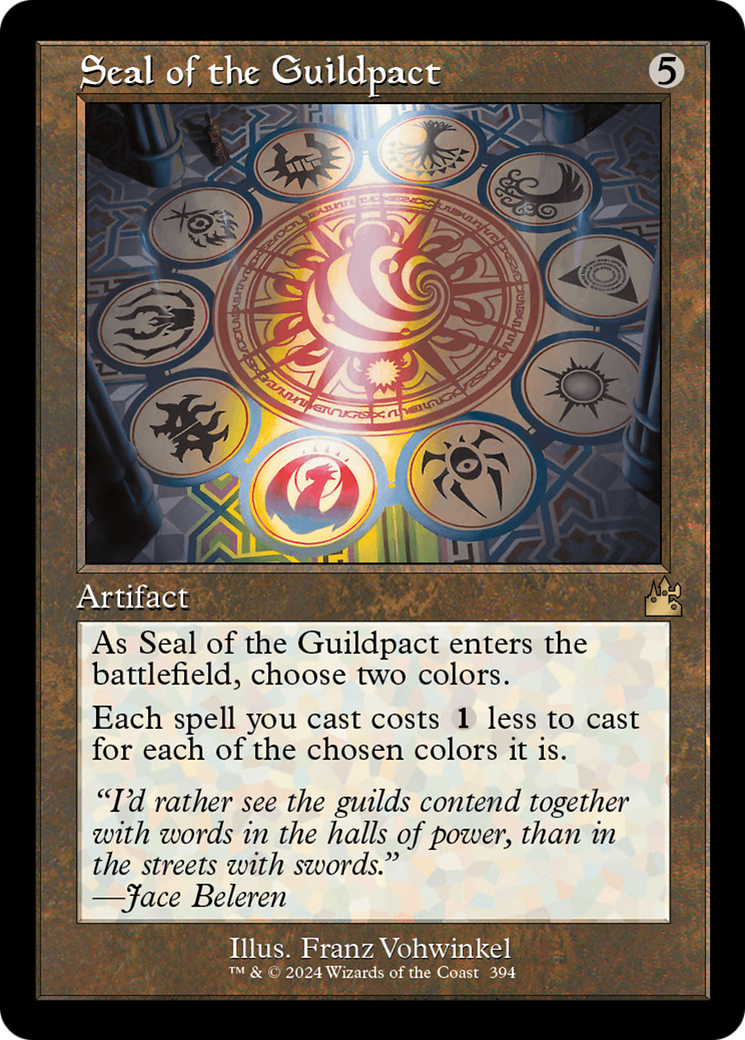 Seal of the Guildpact (Retro Frame) [Ravnica Remastered] | Gate City Games LLC