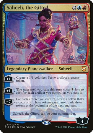 Saheeli, the Gifted (Commander 2018) [Commander 2018 Oversized] | Gate City Games LLC