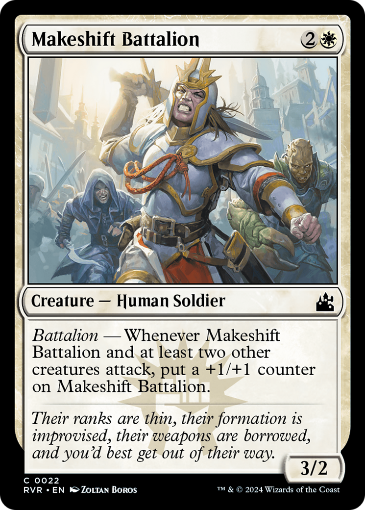 Makeshift Battalion [Ravnica Remastered] | Gate City Games LLC