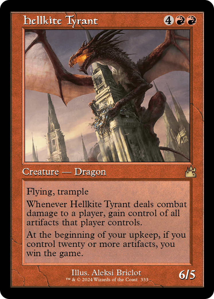 Hellkite Tyrant (Retro Frame) [Ravnica Remastered] | Gate City Games LLC
