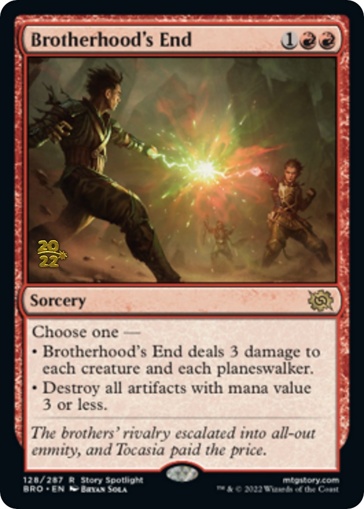 Brotherhood's End [The Brothers' War: Prerelease Promos] | Gate City Games LLC