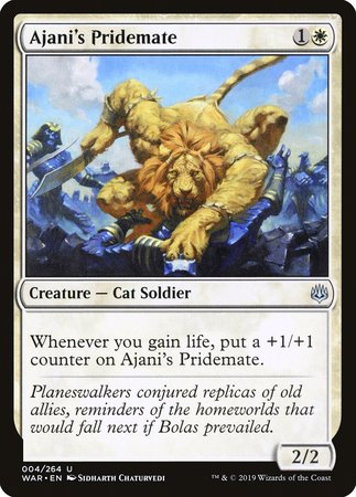 Ajani's Pridemate [War of the Spark] | Gate City Games LLC