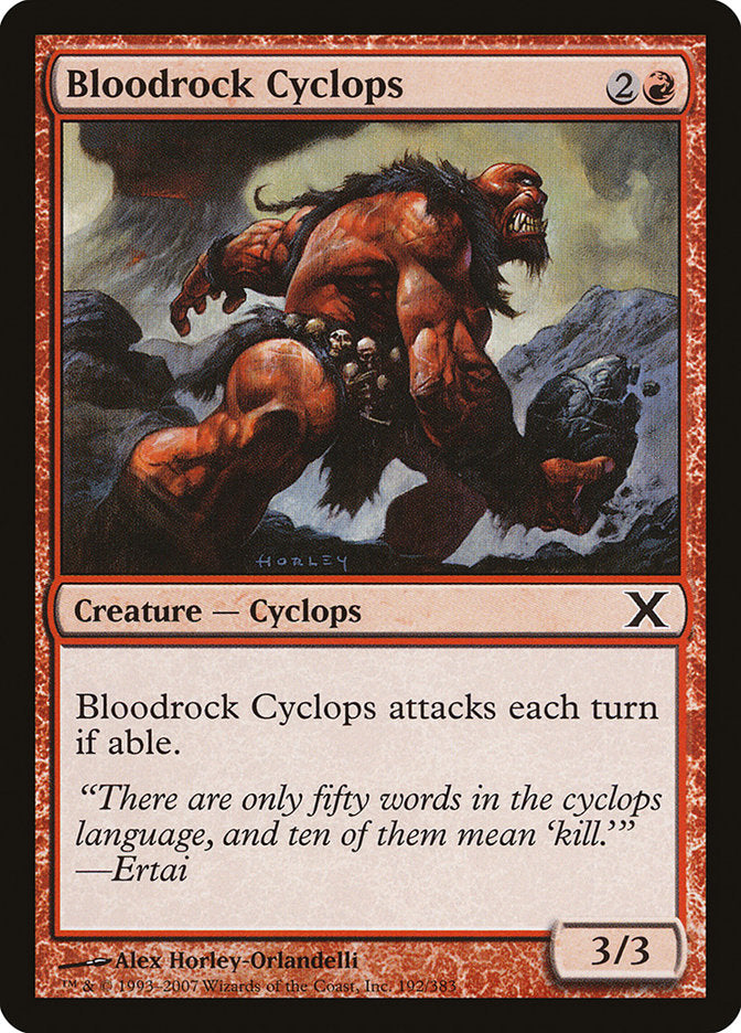 Bloodrock Cyclops [Tenth Edition] | Gate City Games LLC