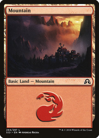 Mountain (294) [Shadows over Innistrad] | Gate City Games LLC