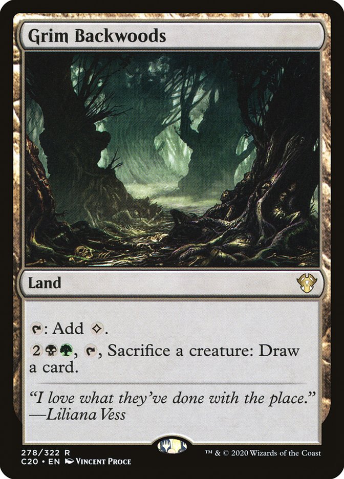 Grim Backwoods [Commander 2020] | Gate City Games LLC