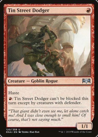 Tin Street Dodger [Ravnica Allegiance] | Gate City Games LLC