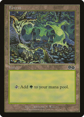 Forest (347) [Urza's Saga] | Gate City Games LLC