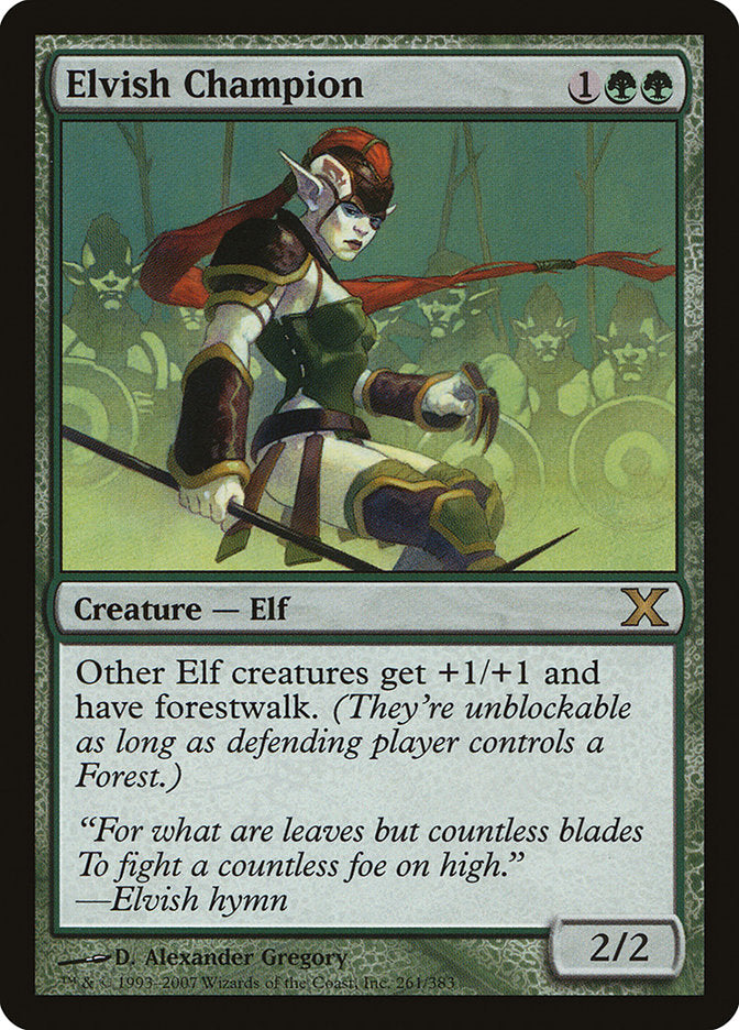 Elvish Champion [Tenth Edition] | Gate City Games LLC