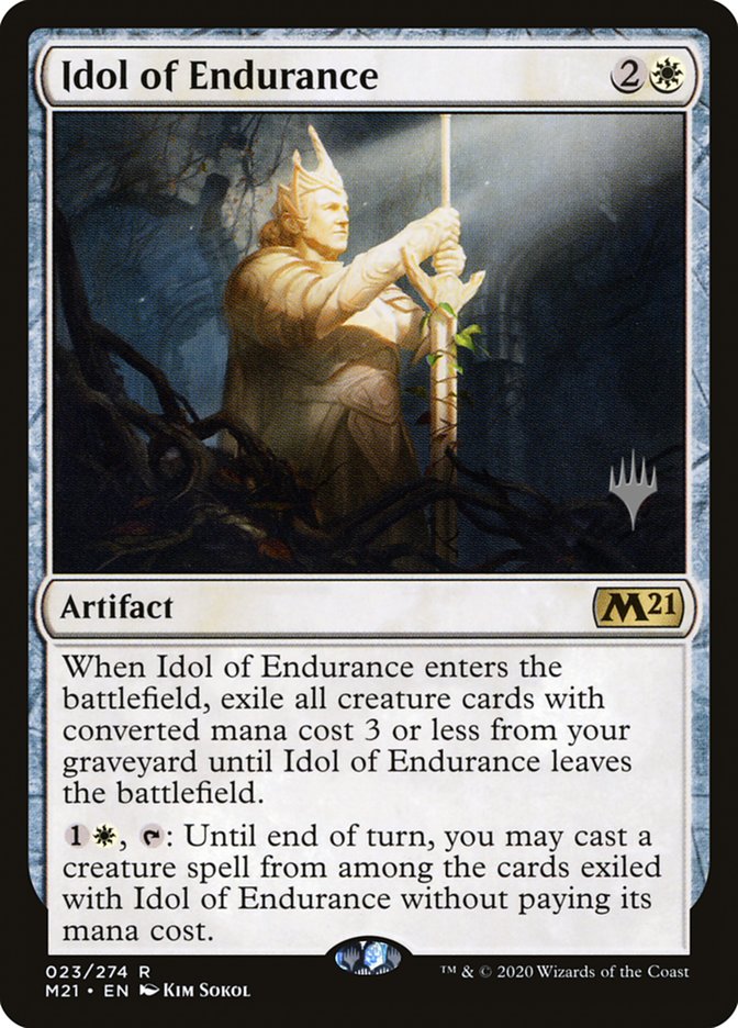 Idol of Endurance (Promo Pack) [Core Set 2021 Promos] | Gate City Games LLC