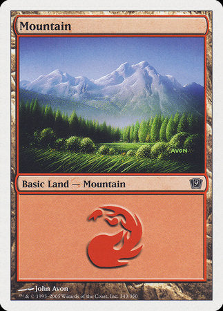 Mountain (343) [Ninth Edition] | Gate City Games LLC