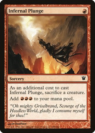 Infernal Plunge [Innistrad] | Gate City Games LLC