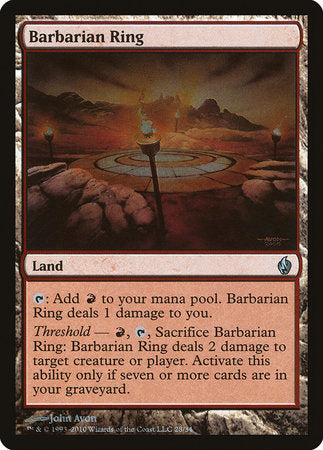 Barbarian Ring [Premium Deck Series: Fire and Lightning] | Gate City Games LLC