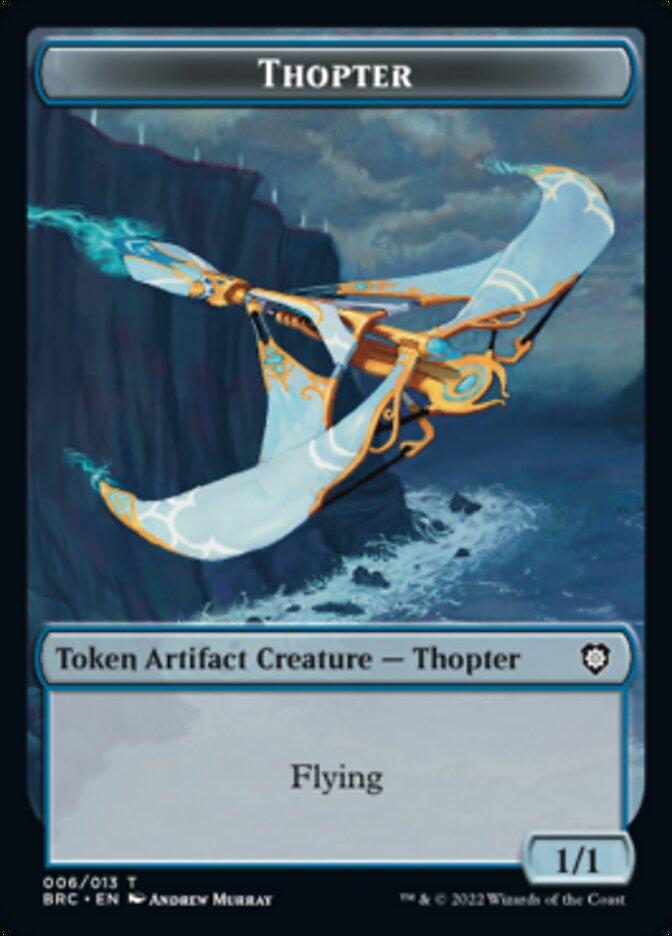 Copy // Thopter (006) Double-Sided Token [The Brothers' War Commander Tokens] | Gate City Games LLC