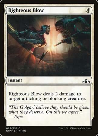 Righteous Blow [Guilds of Ravnica] | Gate City Games LLC