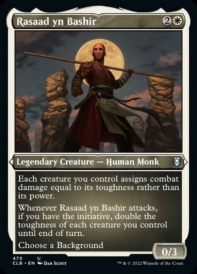 Rasaad yn Bashir (Foil Etched) [Commander Legends: Battle for Baldur's Gate] | Gate City Games LLC