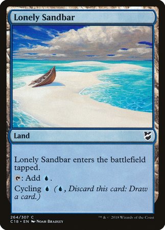 Lonely Sandbar [Commander 2018] | Gate City Games LLC