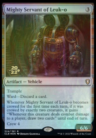 Mighty Servant of Leuk-o [Commander Legends: Battle for Baldur's Gate Prerelease Promos] | Gate City Games LLC