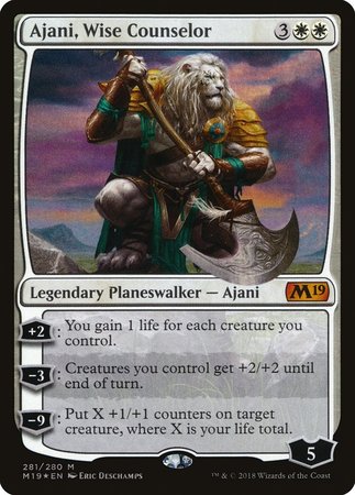 Ajani, Wise Counselor [Core Set 2019] | Gate City Games LLC