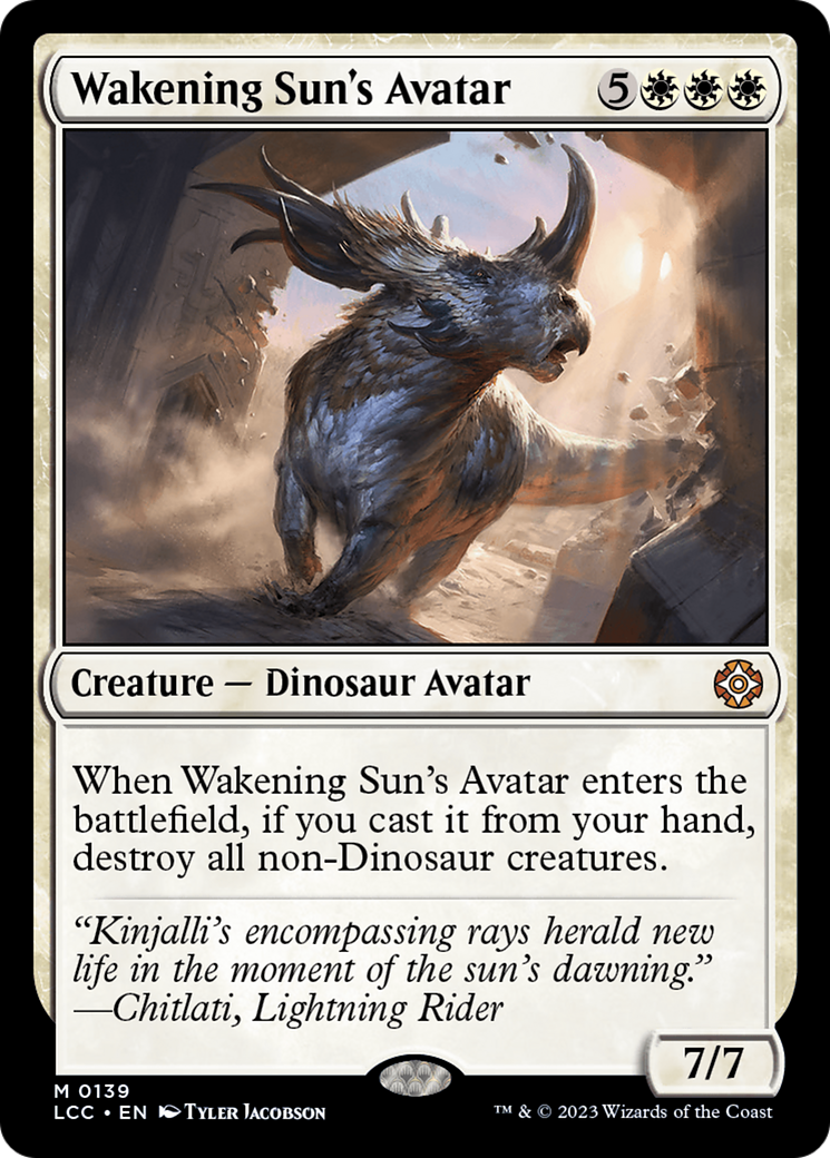 Wakening Sun's Avatar [The Lost Caverns of Ixalan Commander] | Gate City Games LLC