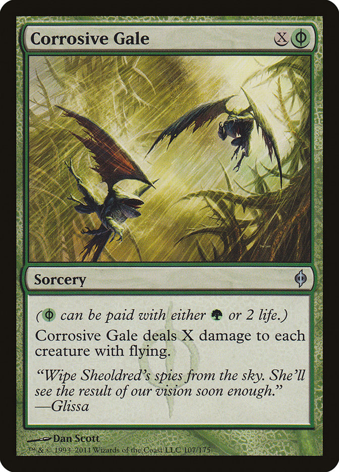 Corrosive Gale [New Phyrexia] | Gate City Games LLC