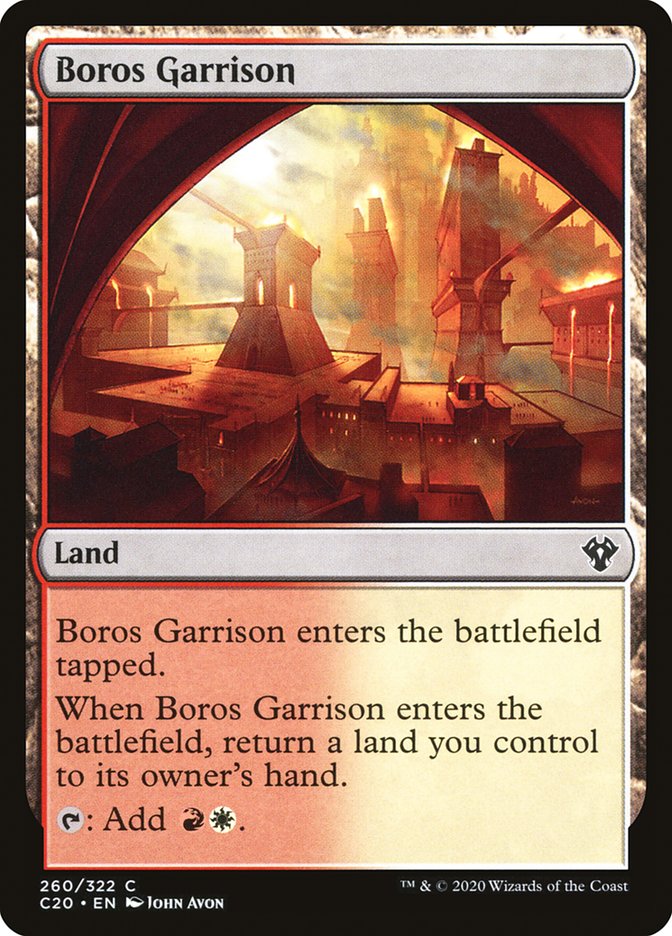 Boros Garrison [Commander 2020] | Gate City Games LLC