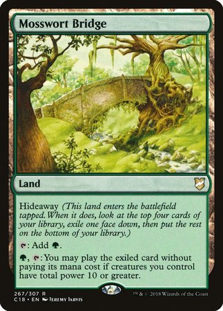 Mosswort Bridge [Commander 2018] | Gate City Games LLC