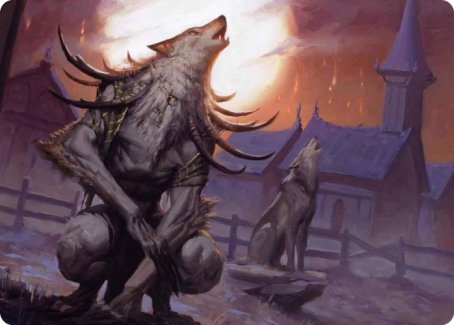 Lord of the Ulvenwald Art Card [Innistrad: Midnight Hunt Art Series] | Gate City Games LLC