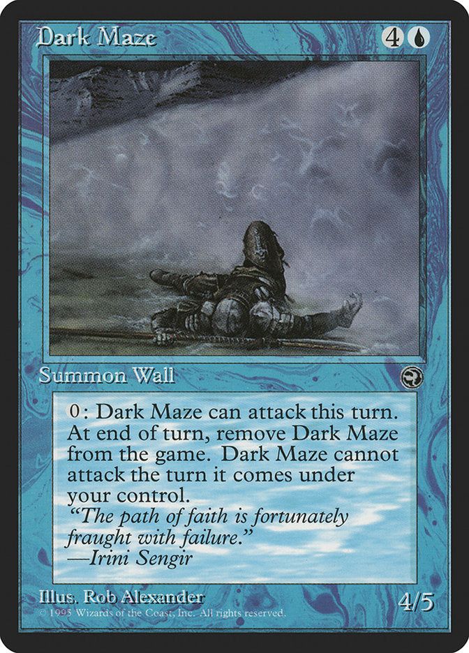 Dark Maze (Irini Sengir Flavor Text) [Homelands] | Gate City Games LLC