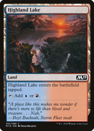 Highland Lake [Core Set 2019] | Gate City Games LLC