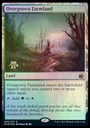 Overgrown Farmland [Innistrad: Midnight Hunt Prerelease Promos] | Gate City Games LLC