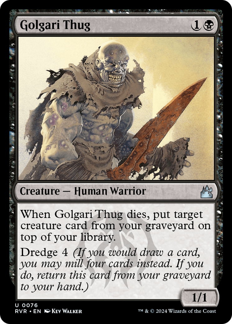 Golgari Thug [Ravnica Remastered] | Gate City Games LLC