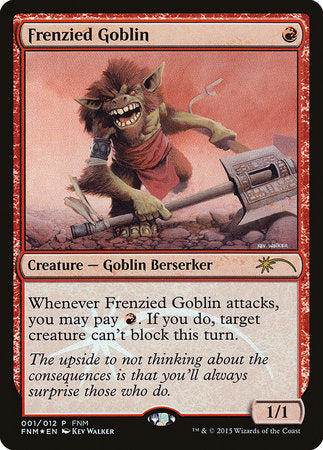 Frenzied Goblin [Friday Night Magic 2015] | Gate City Games LLC