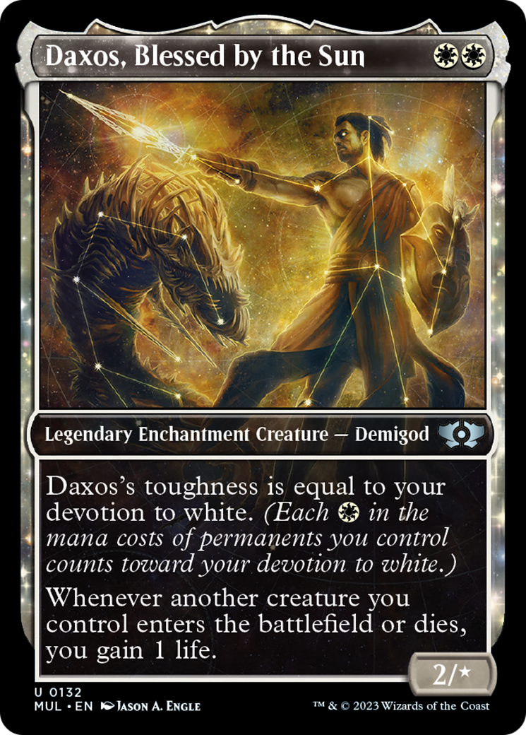 Daxos, Blessed by the Sun (Halo Foil) [Multiverse Legends] | Gate City Games LLC