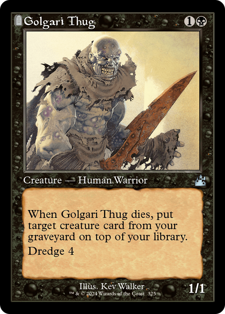 Golgari Thug (Retro Frame) [Ravnica Remastered] | Gate City Games LLC