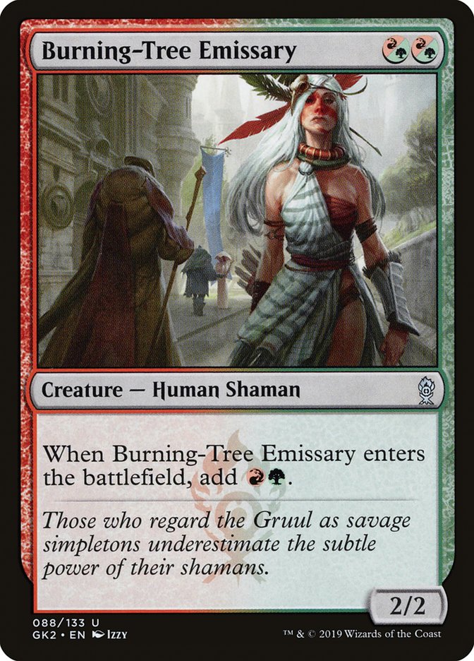 Burning-Tree Emissary [Ravnica Allegiance Guild Kit] | Gate City Games LLC