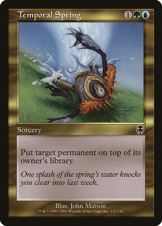 Temporal Spring [Apocalypse] | Gate City Games LLC