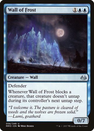 Wall of Frost [Modern Masters 2017] | Gate City Games LLC