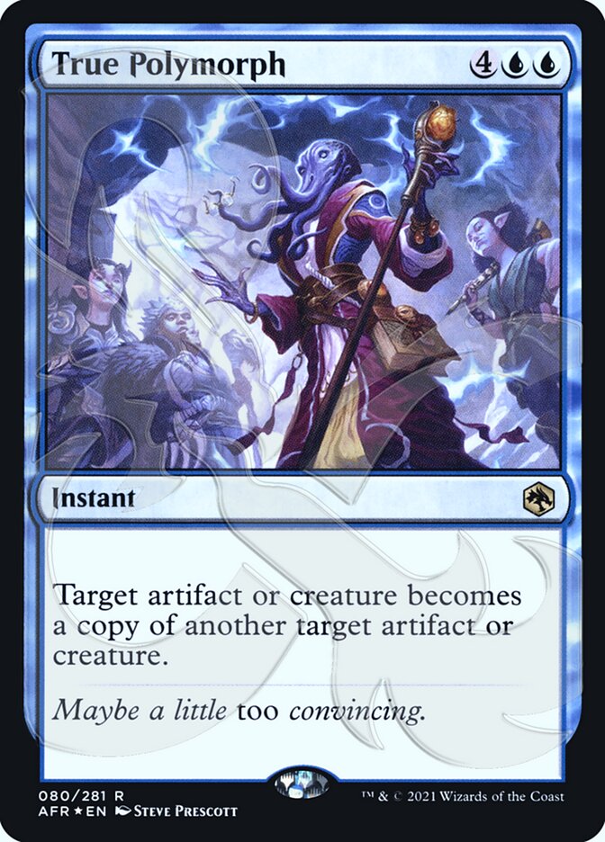 True Polymorph (Ampersand Promo) [Dungeons & Dragons: Adventures in the Forgotten Realms Promos] | Gate City Games LLC