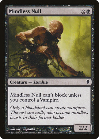 Mindless Null [Zendikar] | Gate City Games LLC