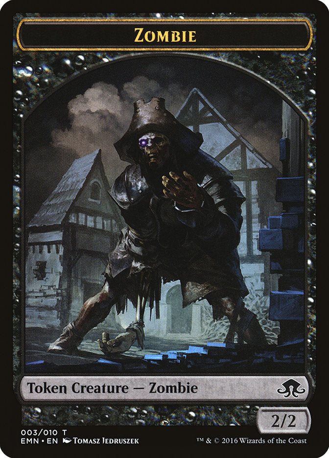 Zombie (003/010) [Eldritch Moon Tokens] | Gate City Games LLC