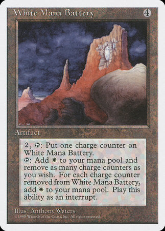 White Mana Battery [Fourth Edition] | Gate City Games LLC