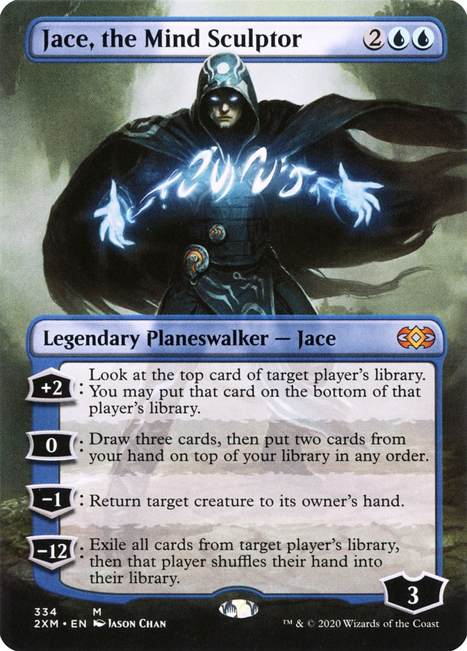Jace, the Mind Sculptor (Borderless) [Double Masters] | Gate City Games LLC