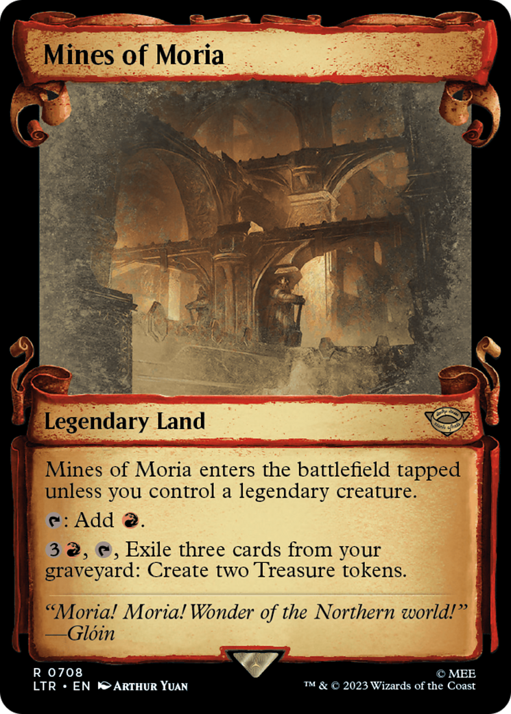 Mines of Moria [The Lord of the Rings: Tales of Middle-Earth Showcase Scrolls] | Gate City Games LLC