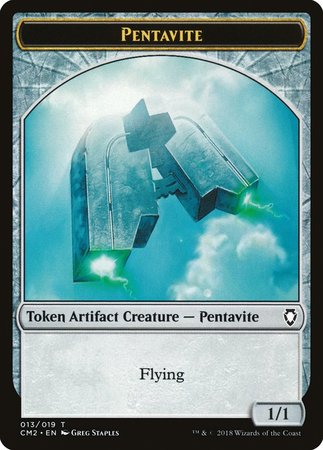 Pentavite Token [Commander Anthology Volume II Tokens] | Gate City Games LLC