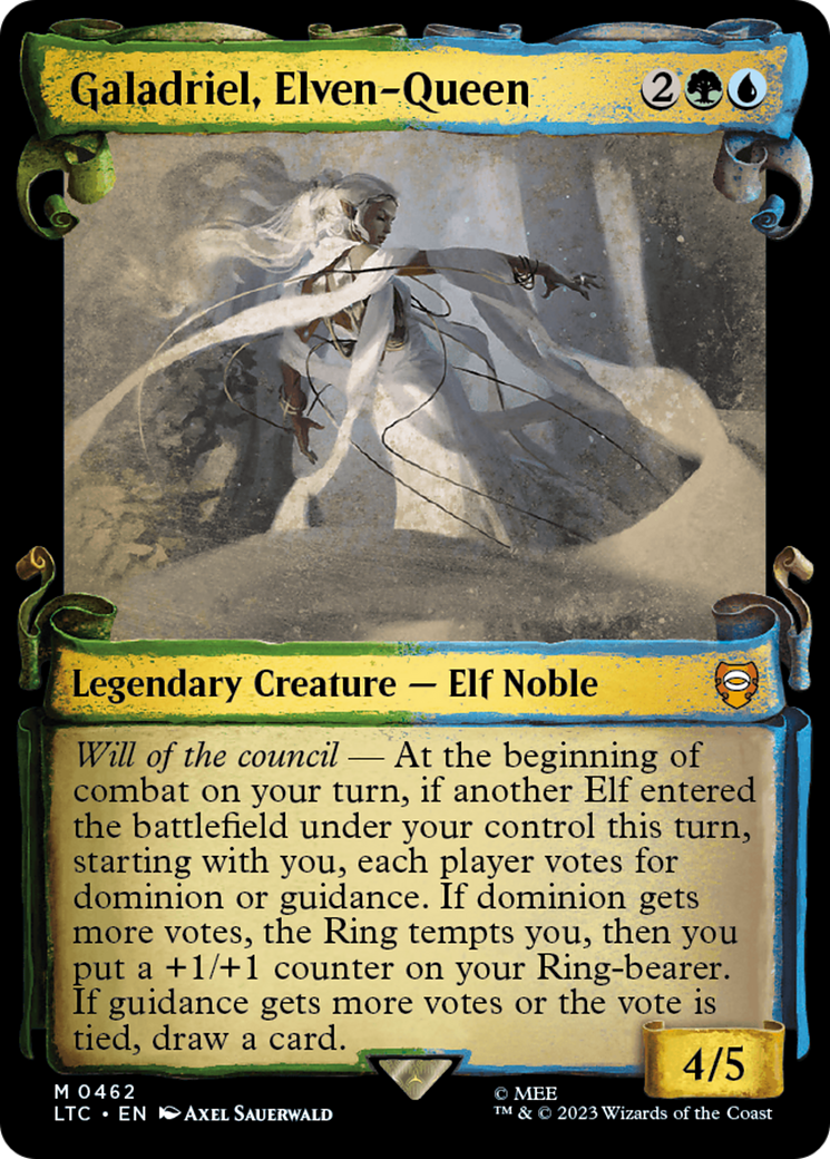 Galadriel, Elven-Queen [The Lord of the Rings: Tales of Middle-Earth Commander Showcase Scrolls] | Gate City Games LLC