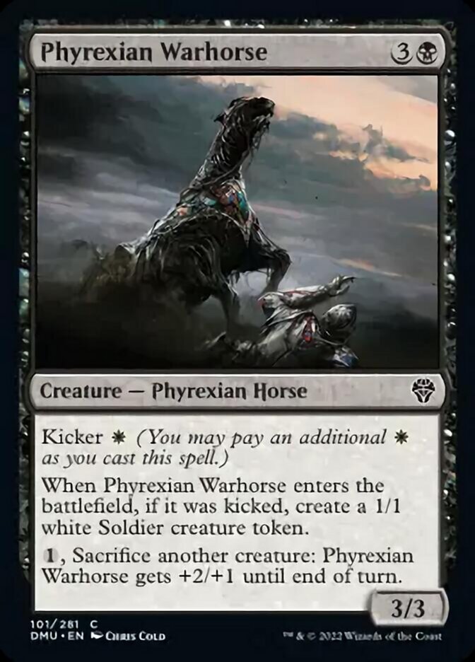 Phyrexian Warhorse [Dominaria United] | Gate City Games LLC