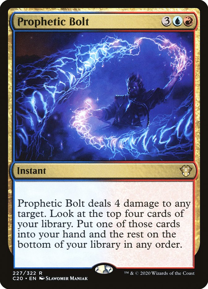 Prophetic Bolt [Commander 2020] | Gate City Games LLC