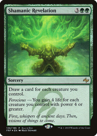 Shamanic Revelation [Fate Reforged Promos] | Gate City Games LLC