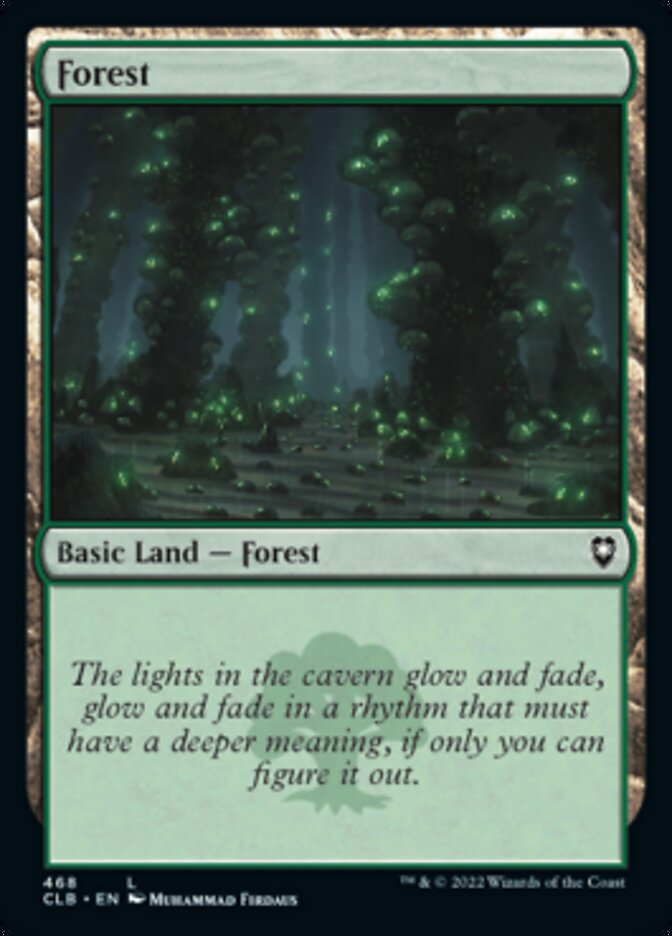 Forest (468) [Commander Legends: Battle for Baldur's Gate] | Gate City Games LLC