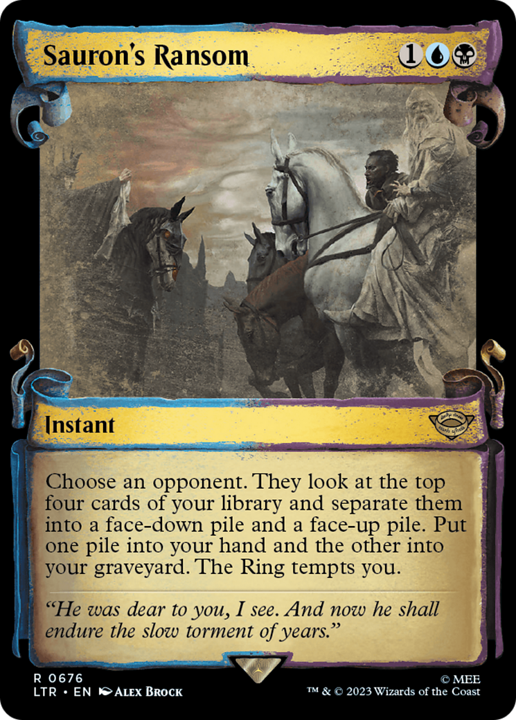 Sauron's Ransom [The Lord of the Rings: Tales of Middle-Earth Showcase Scrolls] | Gate City Games LLC